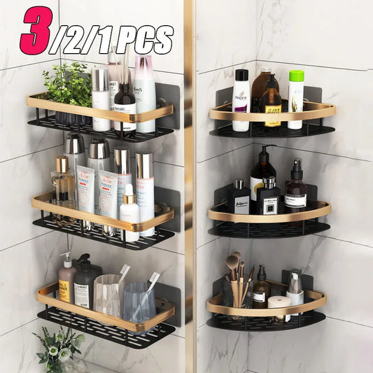 # 1-3pcs bathroom corner shelf