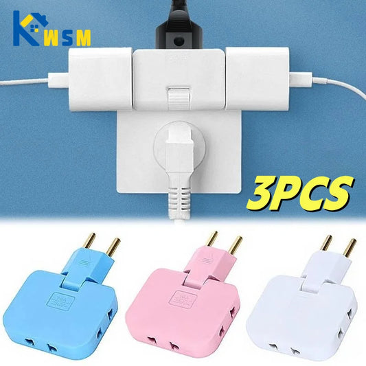 $ 3 AC outlet electrical connector 180 degrees
