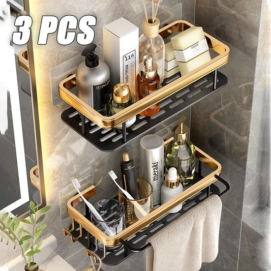# 1-3pcs drill-free bathroom shelves